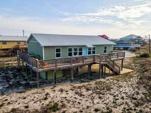 Exterior - Wrap Around Porch & Water View w/ 1 Min Walk to Beach (Dauphin Island)