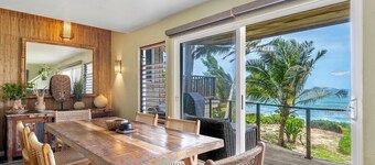 Hale Kepuhi by Gather: Hanalei Beachfront Home w/ Ocean Views & Private Lana