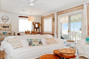 House, Multiple Beds (OM Shanti Seaside Cottage) | Living area - OM Shanti Seaside Cottage (Port St. Joe)