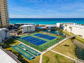 Sports court - Steps to Beach! Ground-Floor Condo w/ Pool Sleep 4 (Panama City Beach)