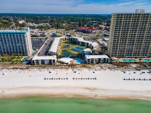 Exterior - Steps to Beach! Ground-Floor Condo w/ Pool Sleep 4 (Panama City Beach)