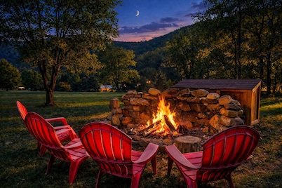 River Retreat w/Loft, Game Fun, Fire Pit & Fun