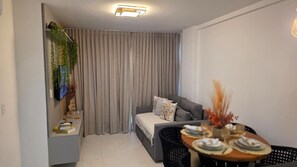 Classic Apartment | Living area - Porto Ibiza com piscina privativa by LP (Ipojuca)