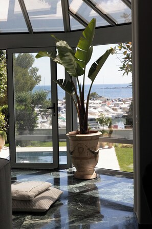 Interior - Beach front Villa Cap D'Antibes (Antibes)
