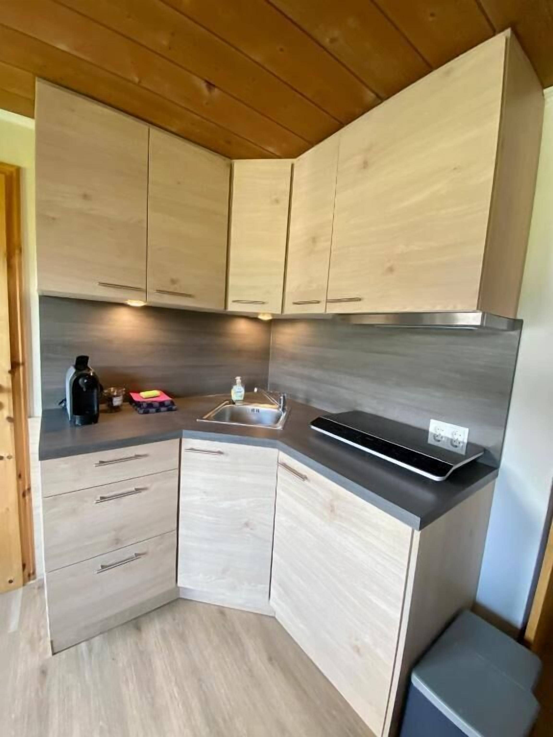 Familienapartment, Gartenblick | Eigene Küche | Hochstuhl