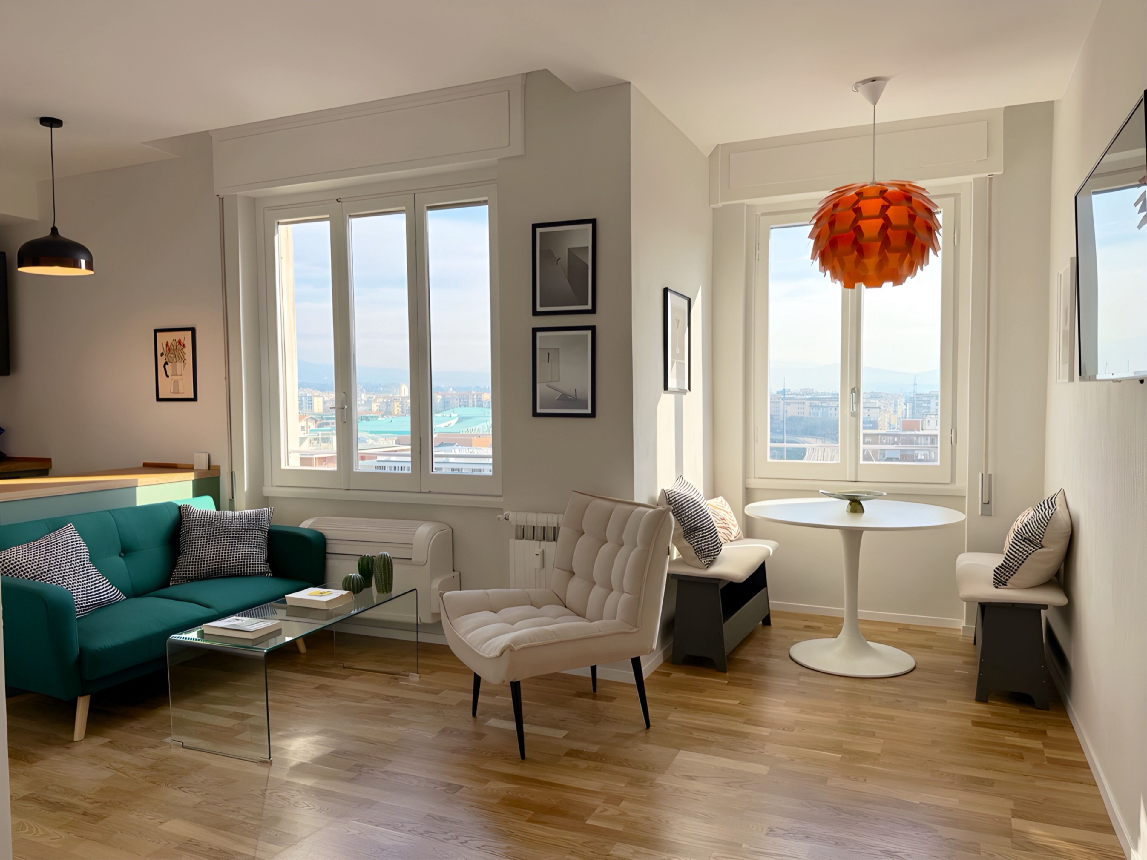 Departamento, 1 habitación | Área de sala de estar