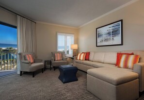 Living area -  Marriott Barony Beach Club Experience Paradise in a 2BR Villa - Sleeps 8! (Hilton Head Island)