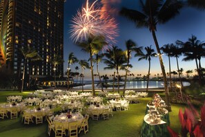 Udendørs banketområde