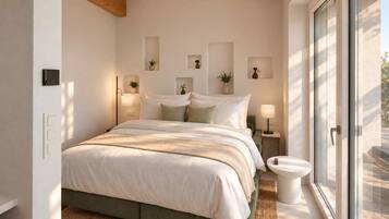 2 Schlafzimmer, Schreibtisch, Bügeleisen/Bügelbrett, WLAN