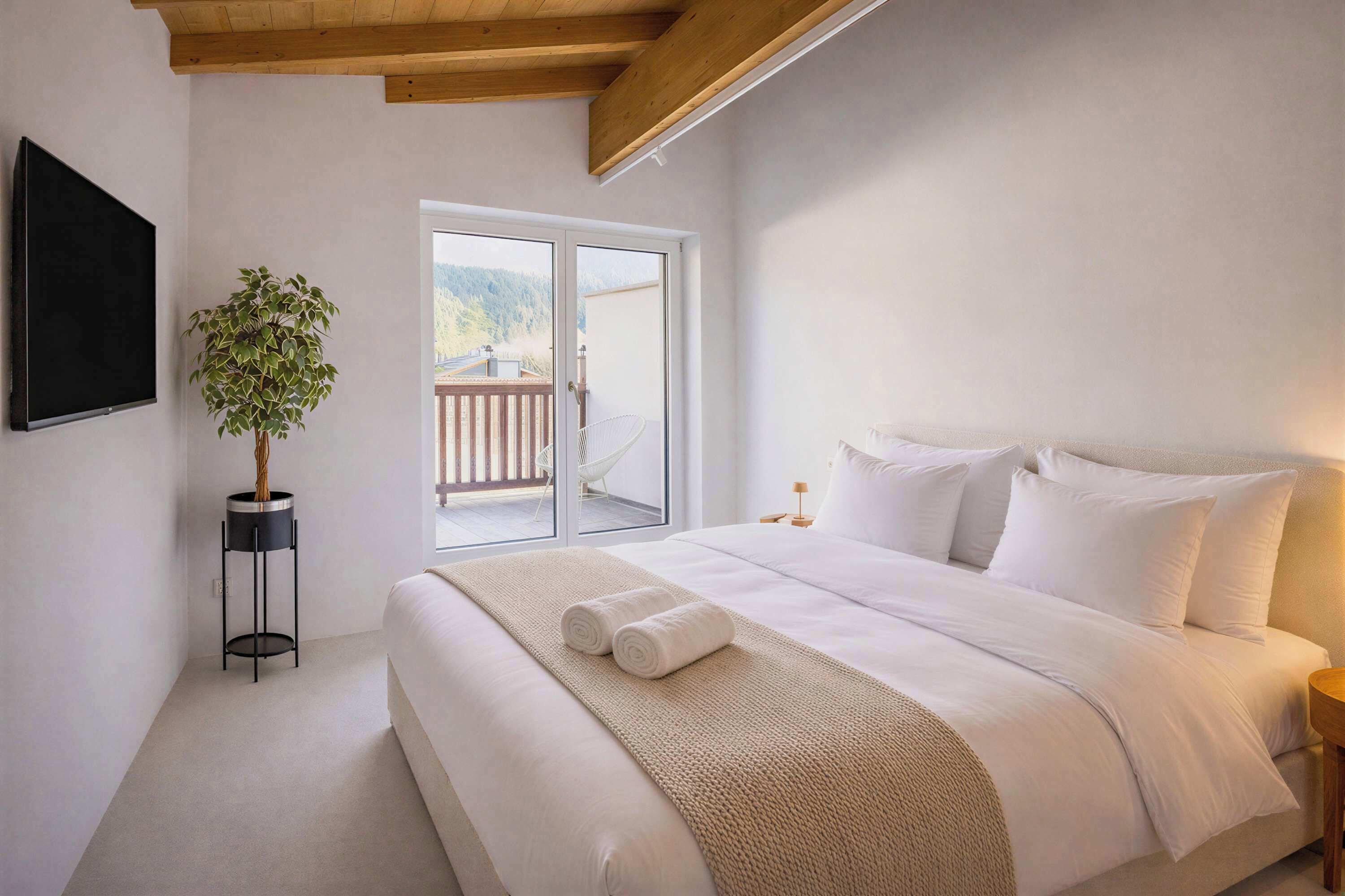 2 Schlafzimmer, Schreibtisch, Bügeleisen/Bügelbrett, WLAN