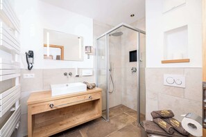 Shower, hair dryer