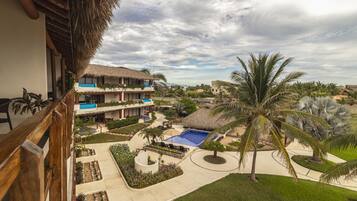 Premium suite, 1 kingsize bed, uitzicht op zee | Terras