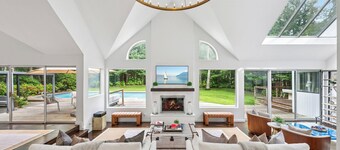 Modern East Hampton Retreat, Exquisitely Appointed with a Private Pool,...