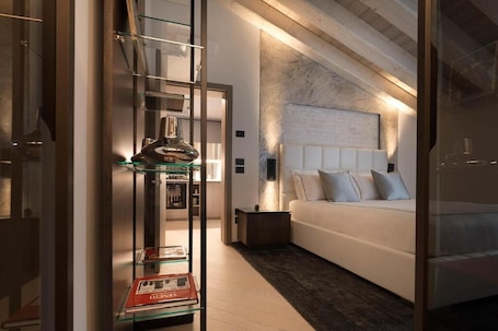 Superior-Doppelzimmer, Parkblick | Zimmersafe, schallisolierte Zimmer, kostenloses WLAN. Ca' Apollonio Heritage
