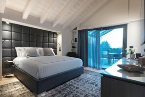 Suite, Balkon, Gartenblick