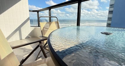 Apartamento Clean 2 quartos e 2 varandas
