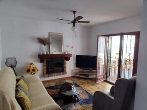 Living area - Vrbo Property (Les Tres Cales)