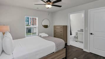 3 habitaciones, escritorio, wifi y ropa de cama