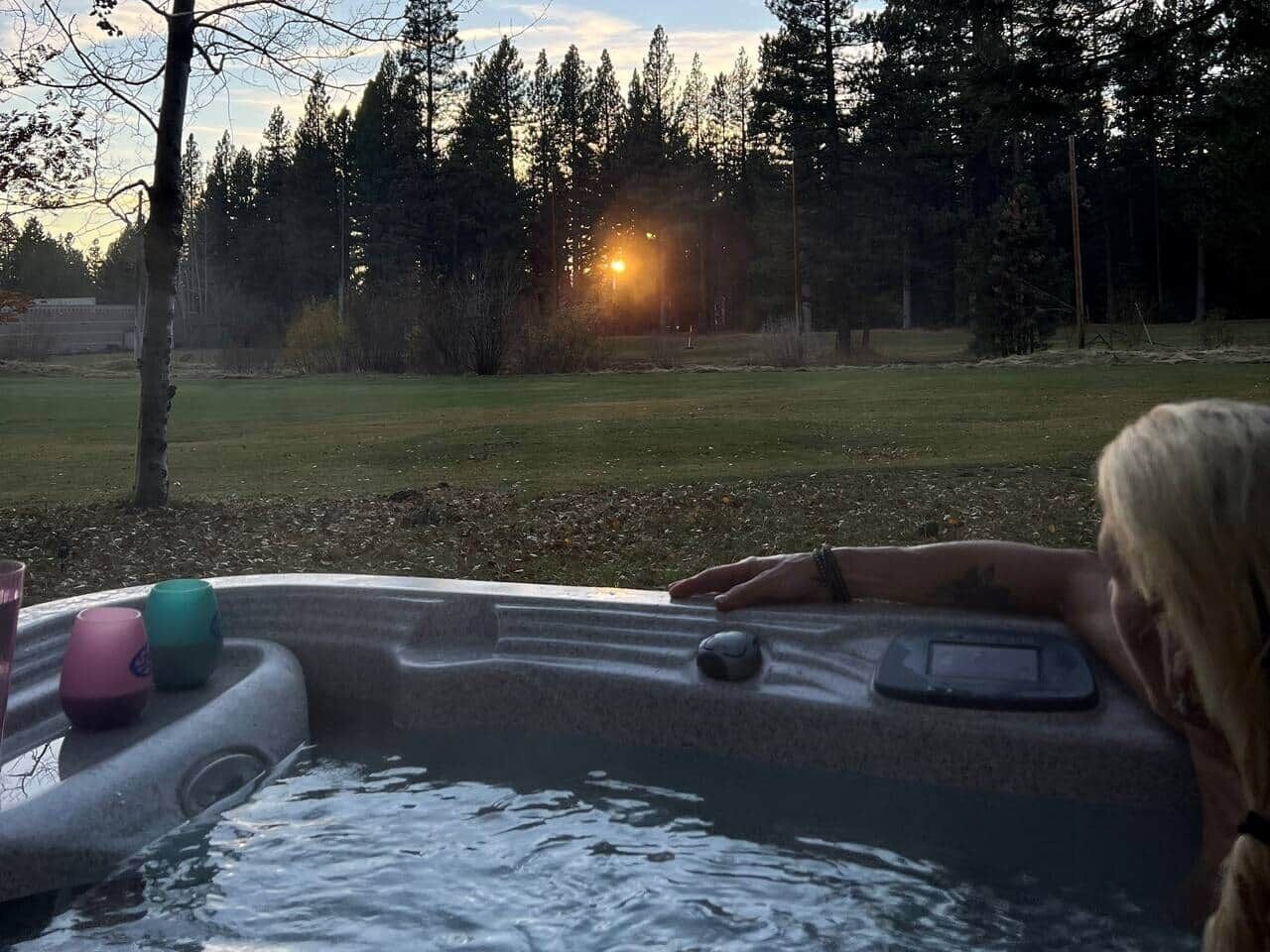 Bain à remous extérieur