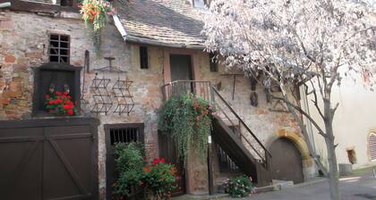 Cour Du Weinhof - Bartholdi Room with Shared Terrace and Wi-Fi