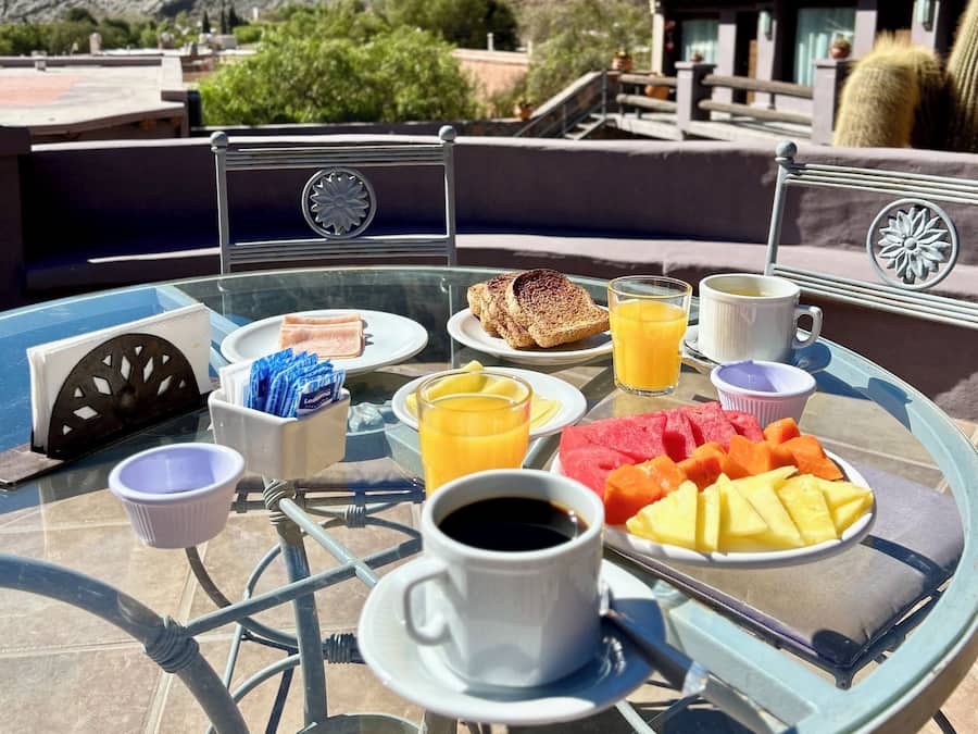 Opções para refeição ao ar livre