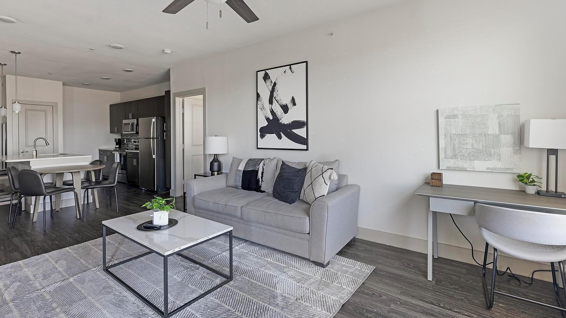 Apartment (2 Bedrooms) | Living area