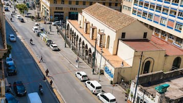 Vue sur la ville depuis l’hébergement