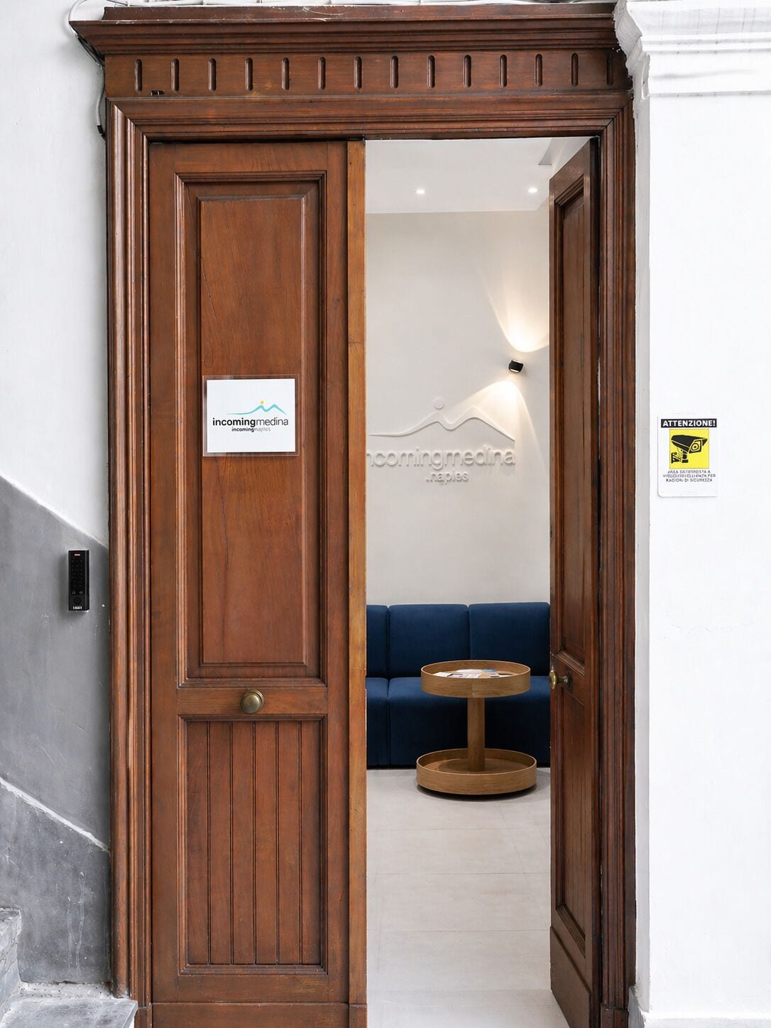 Entrée de l’hébergement