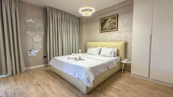 Kamar Double, balkon, pemandangan kota