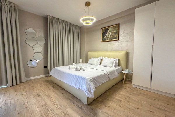 Double Room, Balcony, City View | Blackout drapes, iron/ironing board, free WiFi, bed sheets