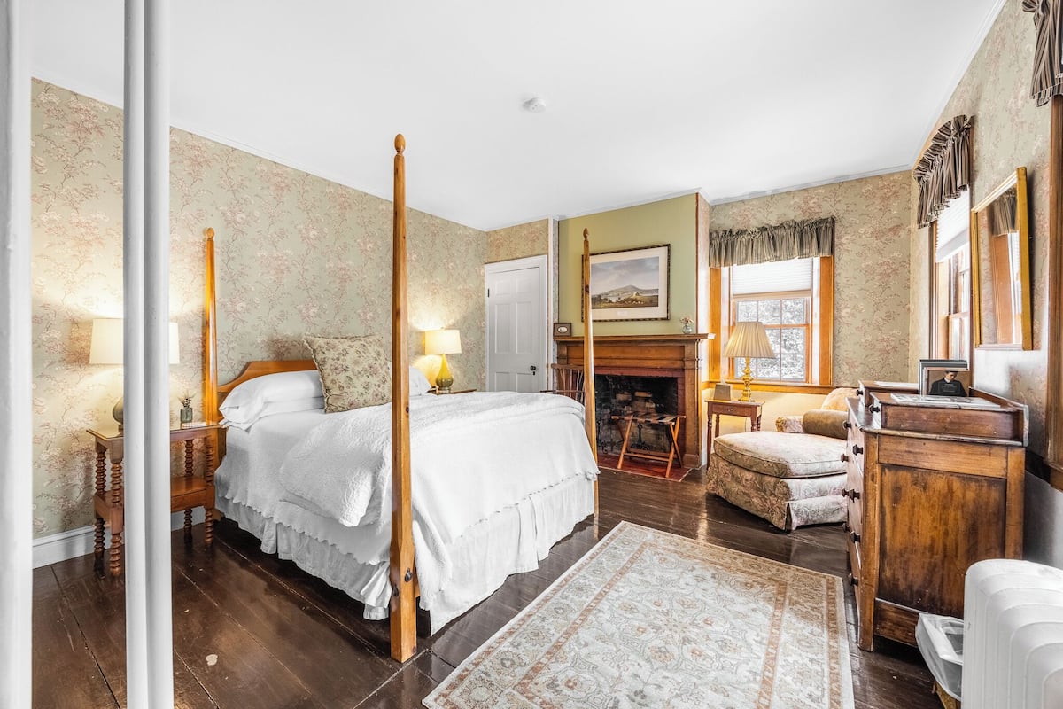 Romantisches Doppelzimmer, 1 Queen-Bett, Nichtraucher, eigenes Bad