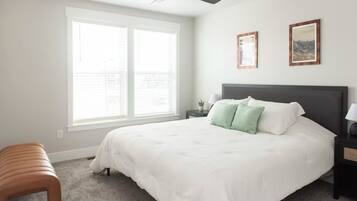 2 dormitorios, tabla de planchar con plancha, wifi y ropa de cama