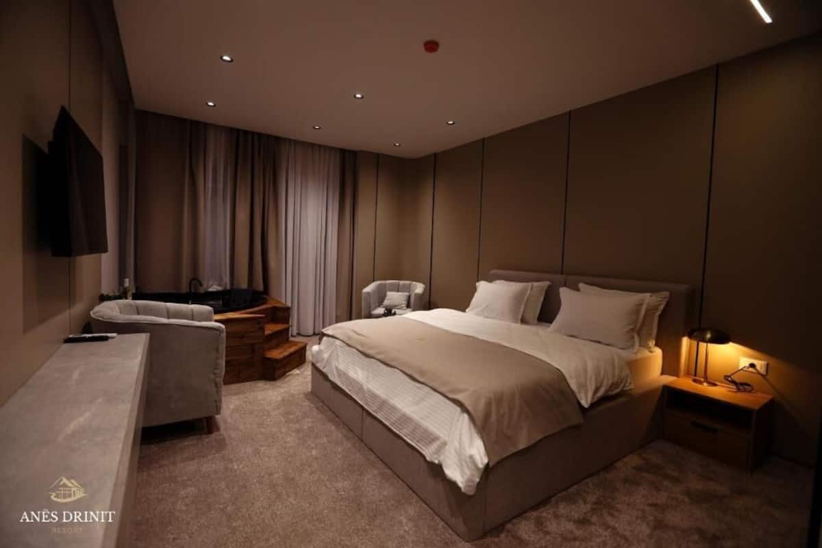 双人房, 阳台, 花园景观