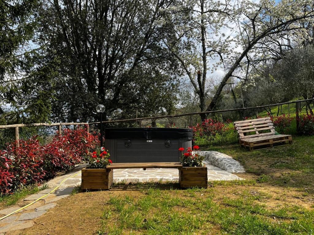 Camera doppia, vista giardino | Parco della struttura