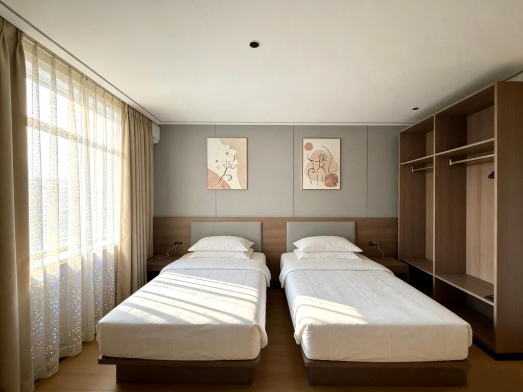 Kamar Twin Standar, pemandangan kota