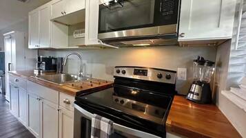 Microwave, oven, stovetop