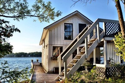 Unique Historic Boathouse on a Stunning Private Island in the 1000 Islands