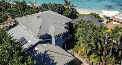 BEACHFRONT. Rare find in Waialua with AC and your own private beachfront lanai.