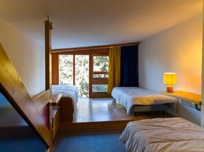 1 bedroom, Internet - 150m from resort center, 5th floor, balcony, tv, 33m², Les Arcs (Les Arcs)