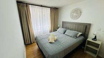 Familienapartment, 2 Schlafzimmer, Klimaanlage, Gartenblick