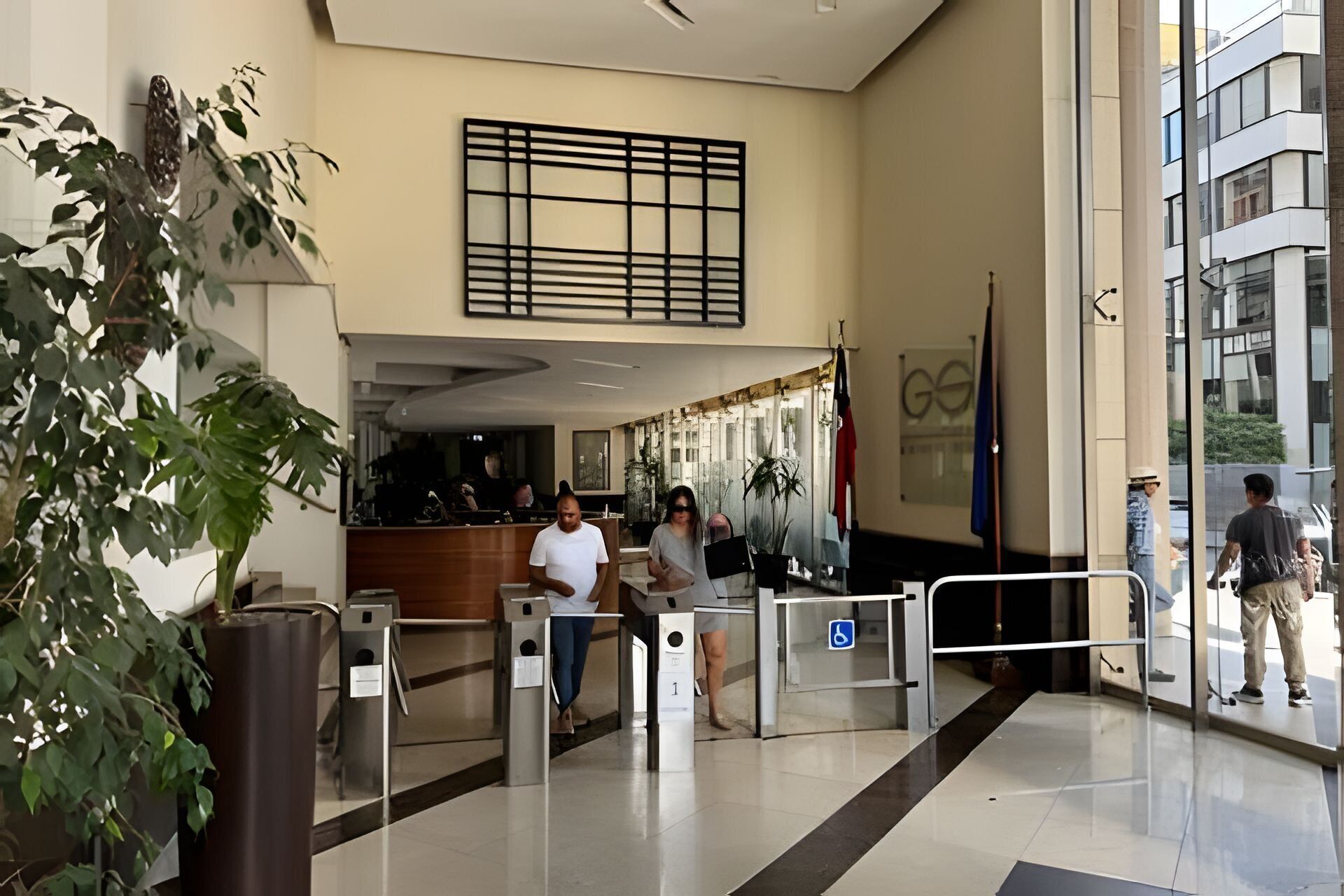 Departamento familiar, 2 habitaciones, aire acondicionado, vista a la ciudad | Lobby