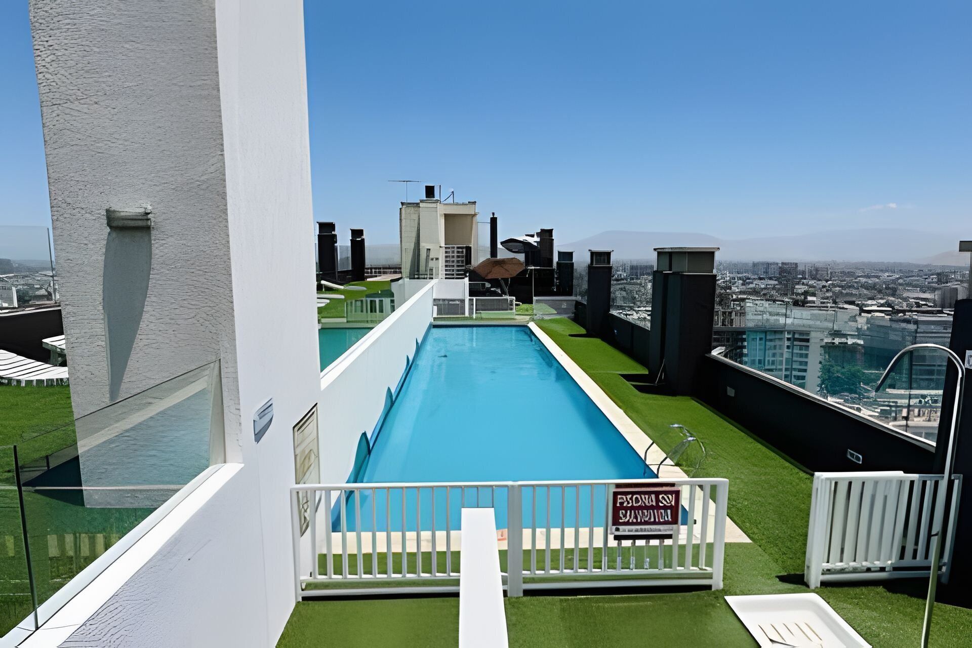 Piscina externa sazonal