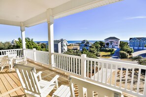 Property grounds - Second Row Ocean View Retreat w/ Pool and Elevator (Emerald Isle)