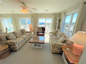 TV - Second row, ocean view duplex w/ easy beach access (Emerald Isle)