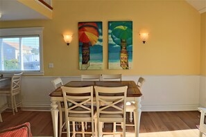 Dining - Ocean Views • 3BR Beach Retreat w/ Easy Beach Access (Emerald Isle)