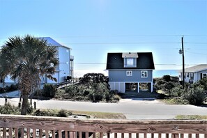 Exterior - Ocean Views • 3BR Beach Retreat w/ Easy Beach Access (Emerald Isle)