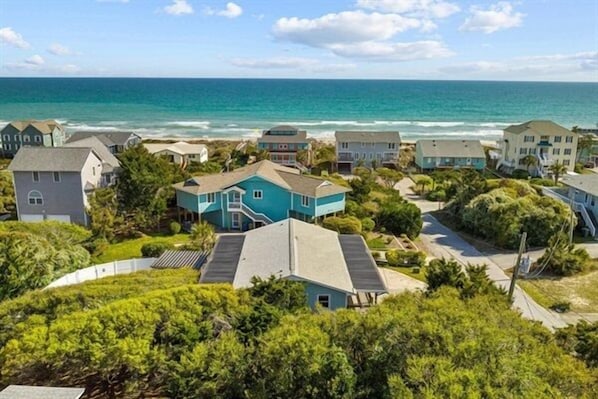 Exterior - 3rd Row Coastal Home with Private Pool & Hot Tub, Close to the beach (Emerald Isle)