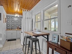 Interior - Cozy soundside studio with pool. (Emerald Isle)
