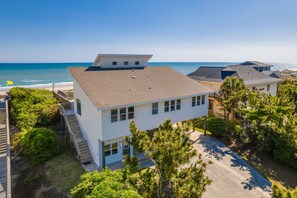 Exterior - Oceanfront 4BR with Views & Private Beach Access (Emerald Isle)