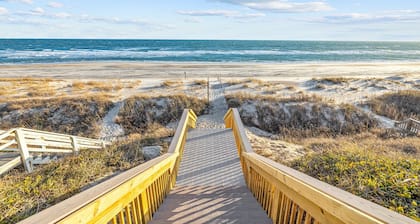 Family Retreat with Hot Tub & Game Room and Short Walk to Beach